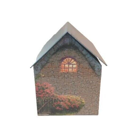 Thomas Kinkade Country Cottage House Keepsake Box Jewlery Storage No Stationary - Picture 2 of 16